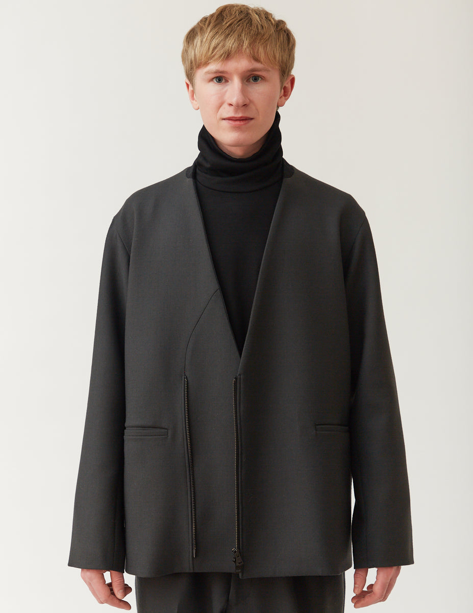ジャケット・アウター m's braque Zipper Jacket -charcoal- – – m's braque