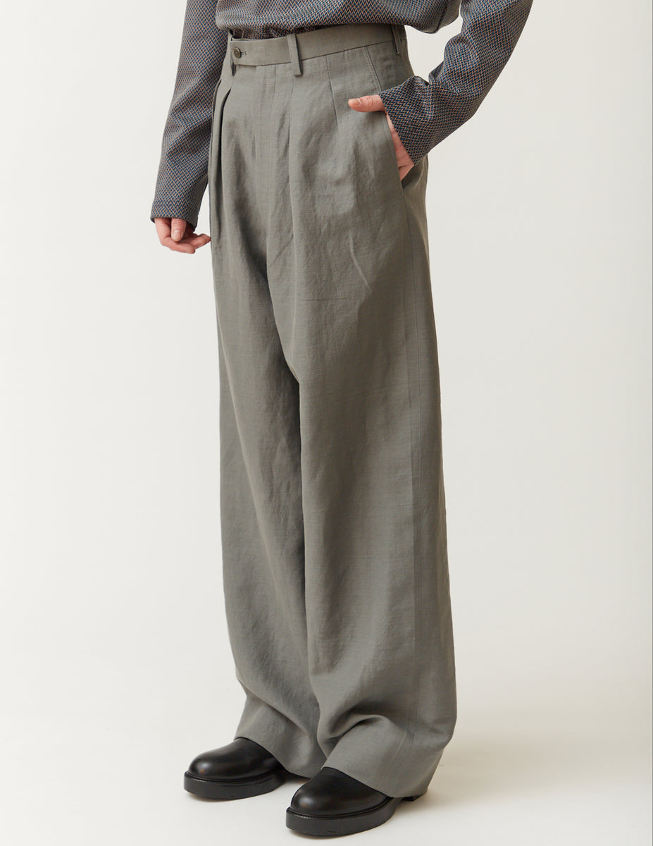 スーツ m's braque NEW FLAIRPANTS MIXTWEED KHAKI m's braque NEW FLAIR PANTS | MusterWerk Sud.