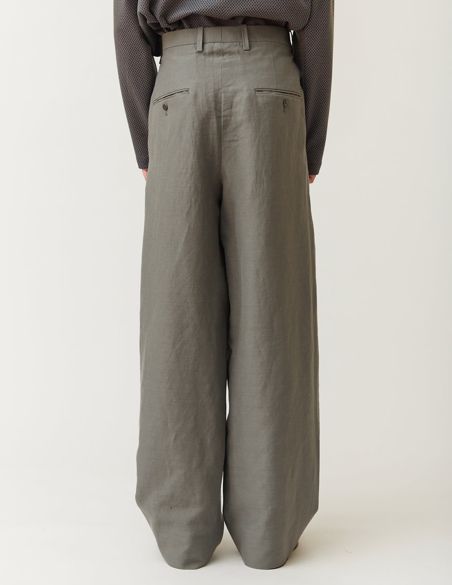 スーツ m's braque NEW FLAIRPANTS MIXTWEED KHAKI m's braque / Flair Pants | twelve