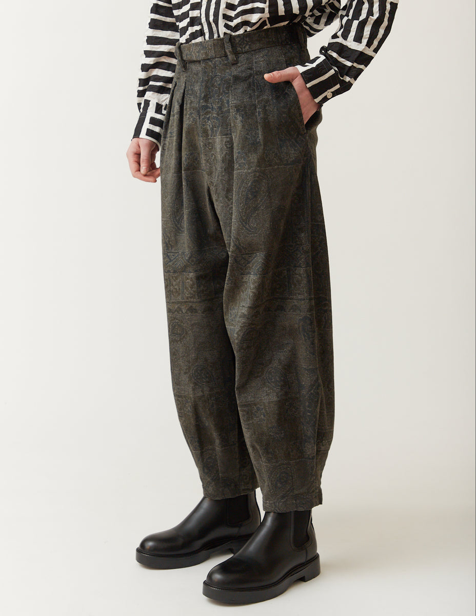 m's braque HARLEM PANTS ペイズリー m's braque HARLEM PANTS | MusterWerk Sud.