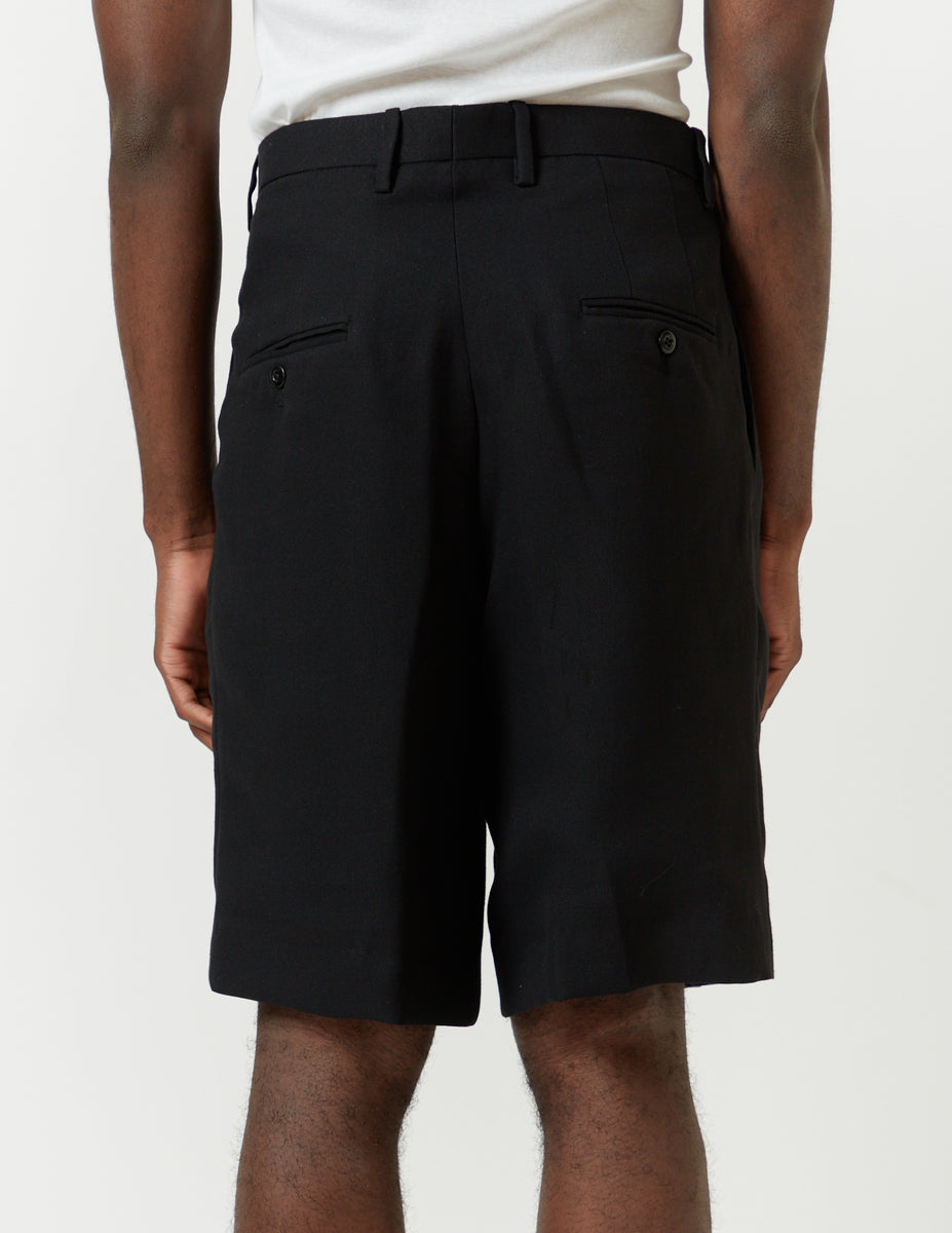 TUCKED DRESS SHORTS black – m's braque