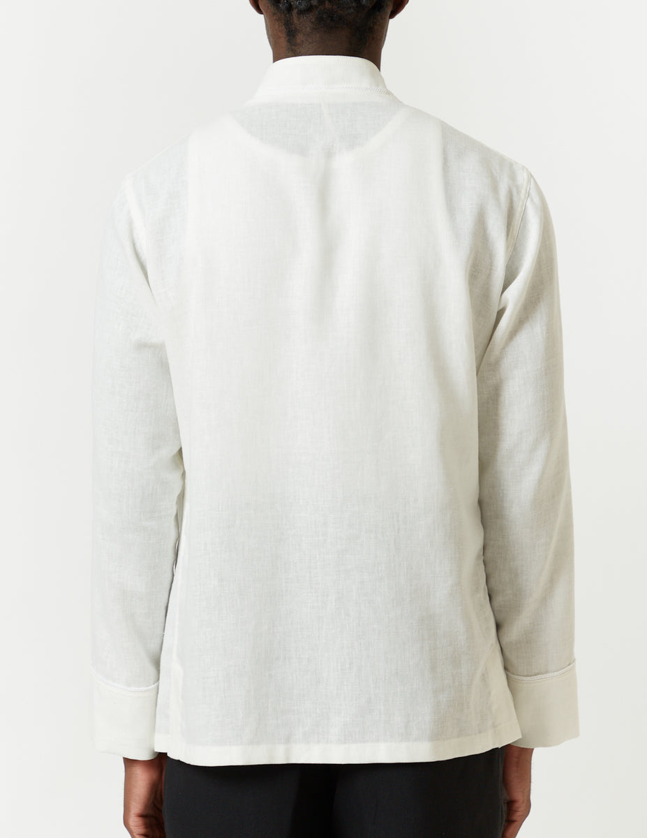 Stand-Up-Collar Shirt Jacket – – m