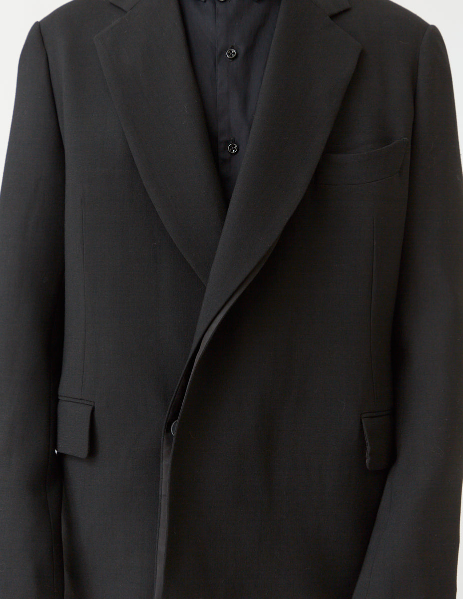 エムズブラック ダブルジャケット 24aw ブラック 38 FLY FRONT DOUBLE JACKET black – m's braque