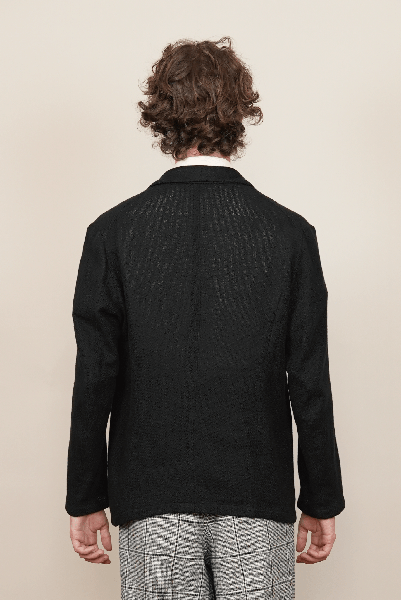 S2B SHAWL COLLAR JACKET black mesh