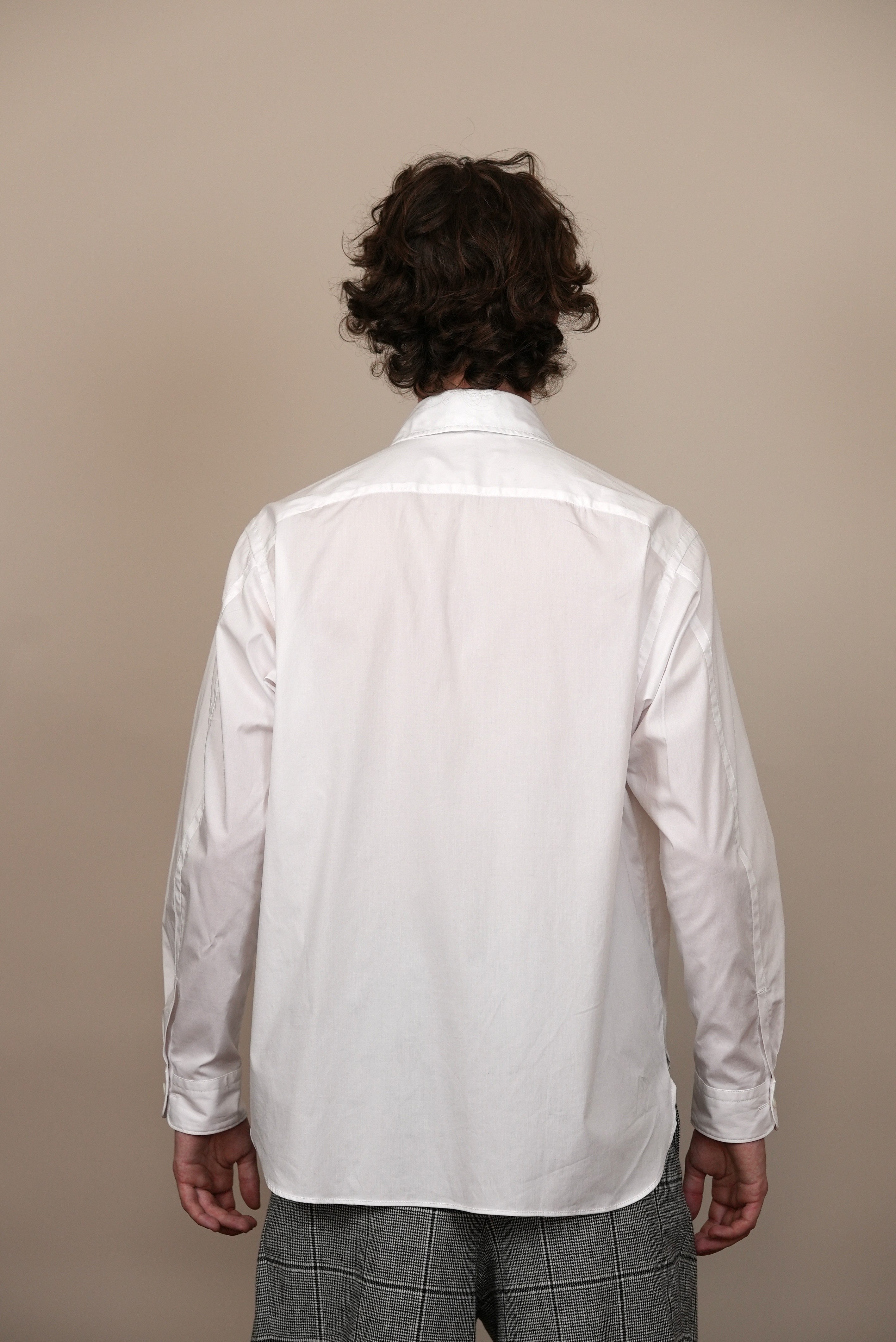DOG-EAR COLLAR SHIRT white