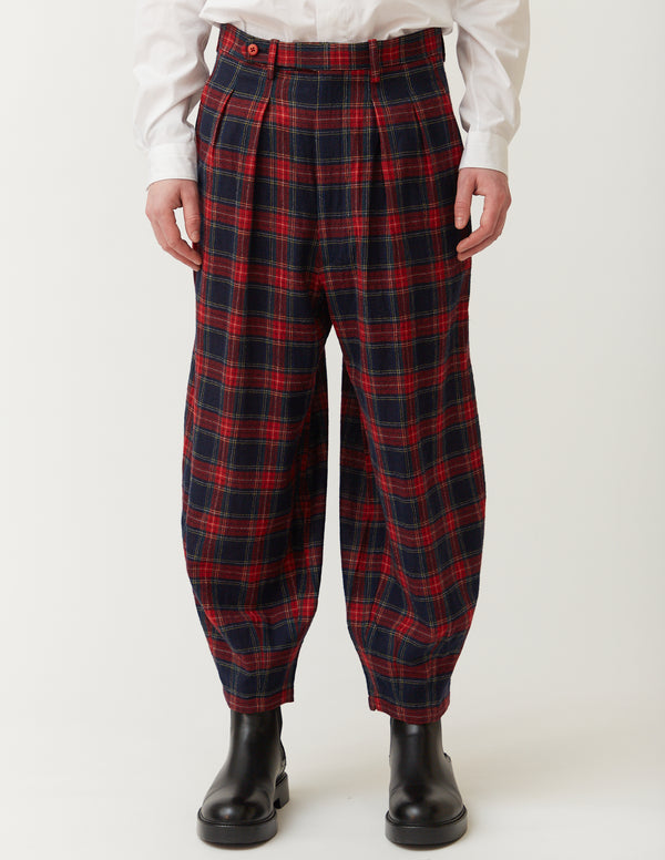 NEW HAREM PANTS -tartan plaid-