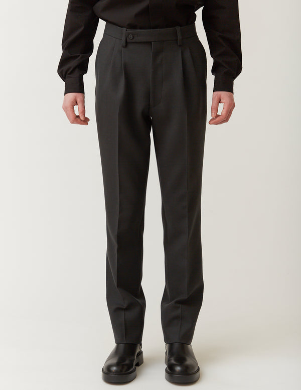 Tailored Pants -charcoal-