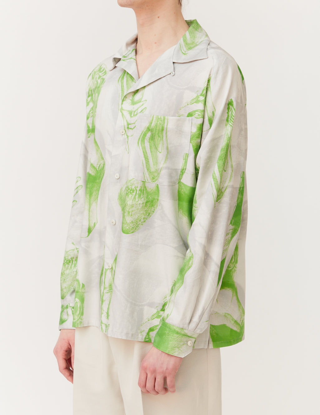 PRINT RAGLAN LONG SLEEVE SHIRT