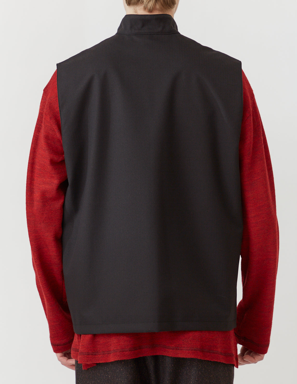 STAND-UP COLLAR 9B GILET black