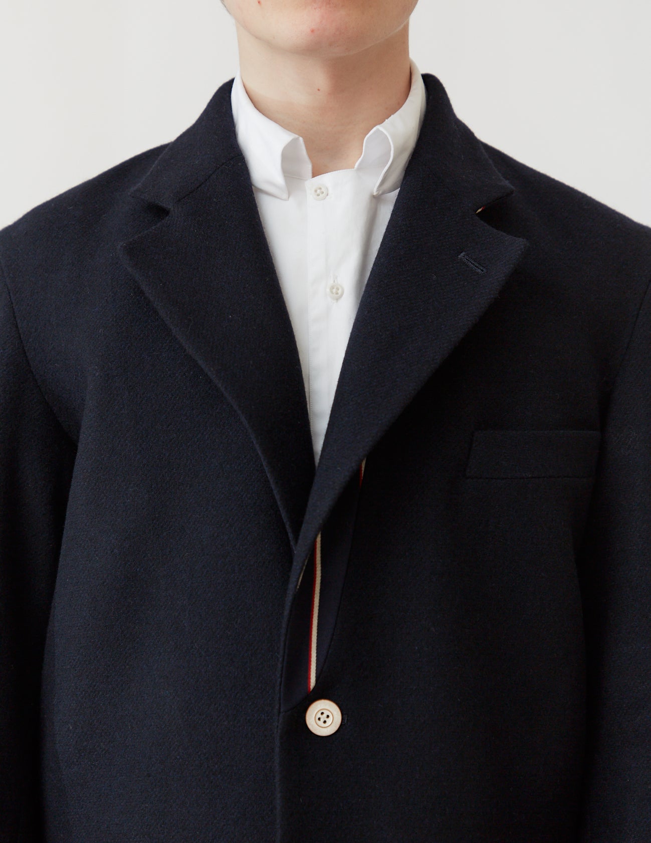 S2B JACKET school stripe lapel&collar
