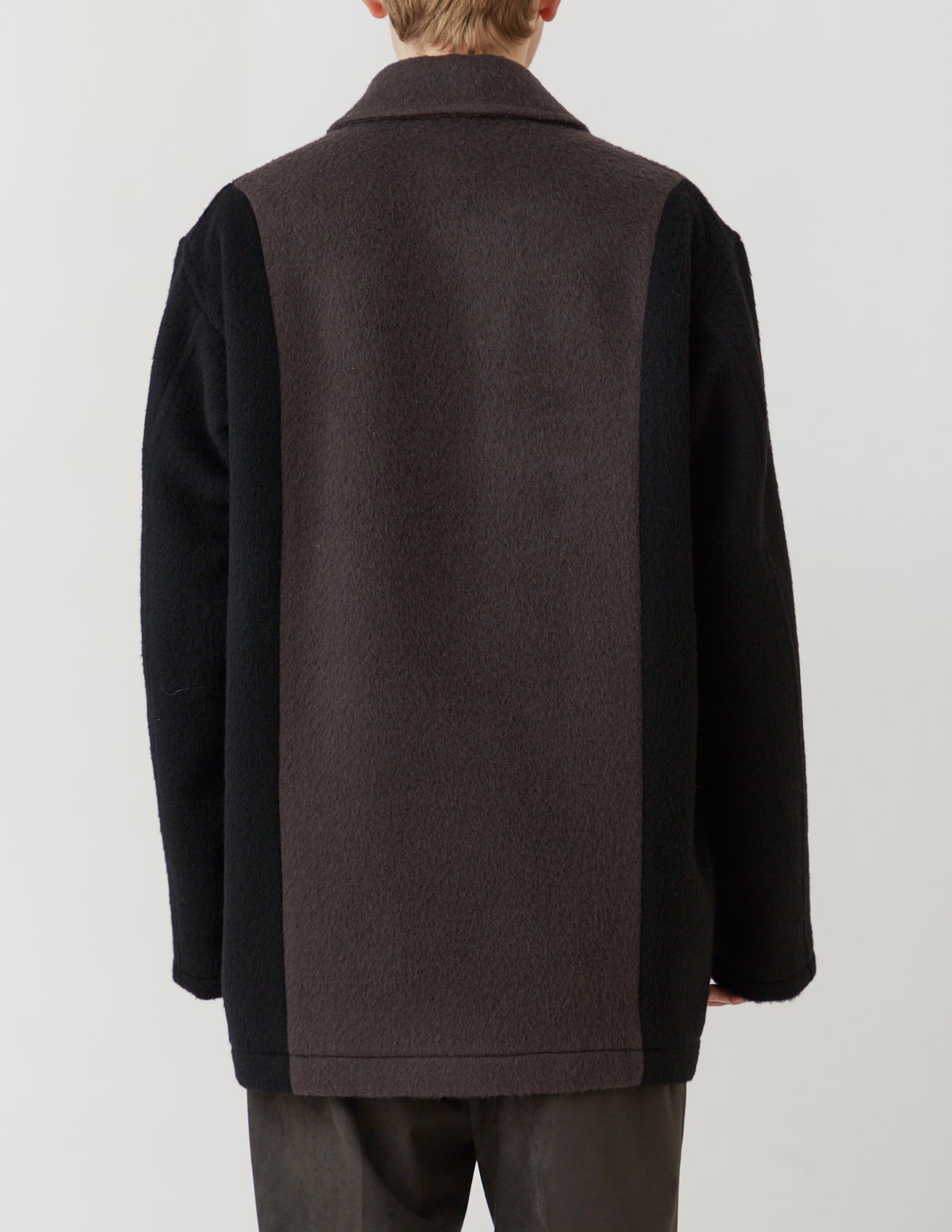 S4B HALF COAT black&mocha