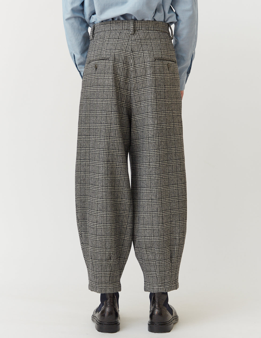 NEW HAREM PANTS glen plaid