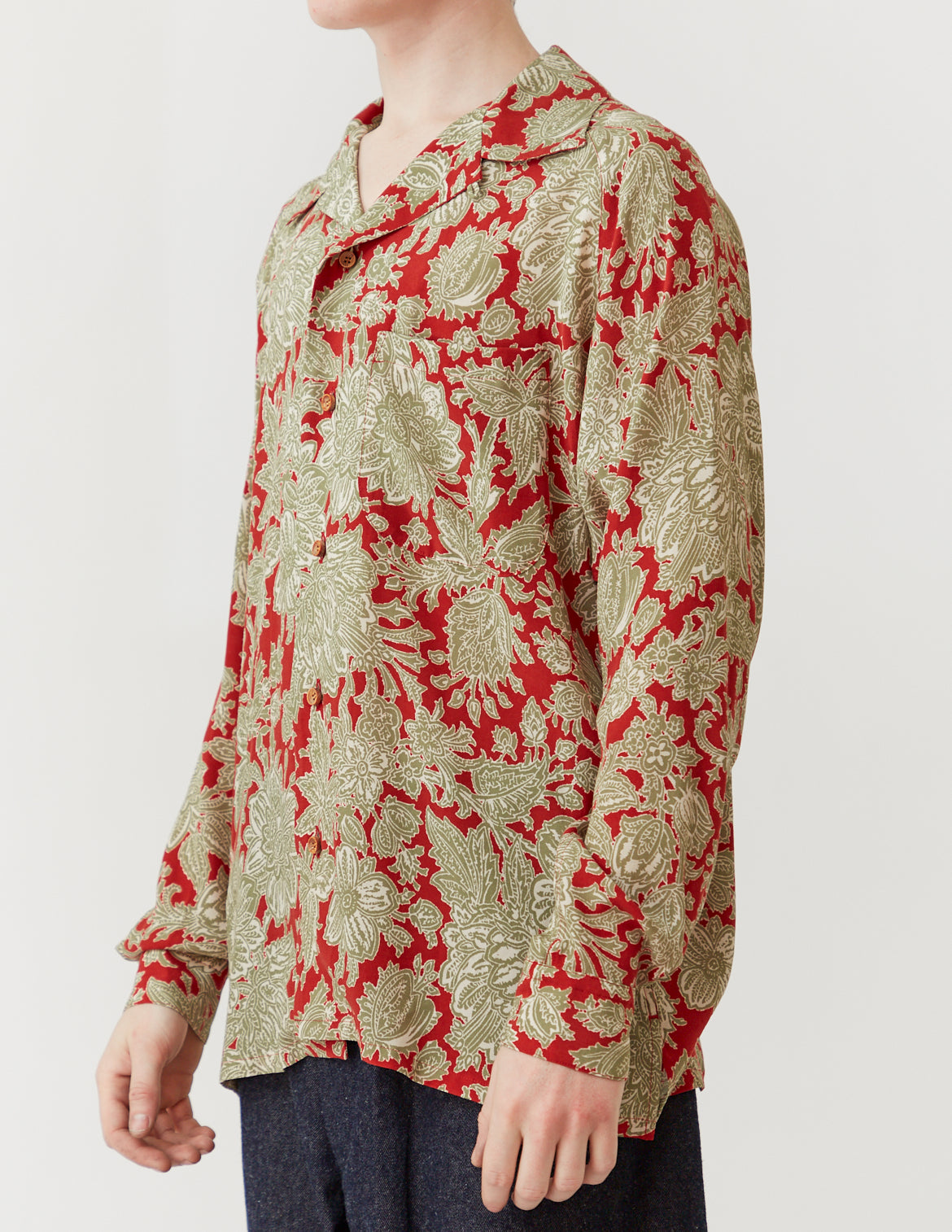 PRINT RAGLAN LONG SLEEVE SHIRT ethnic