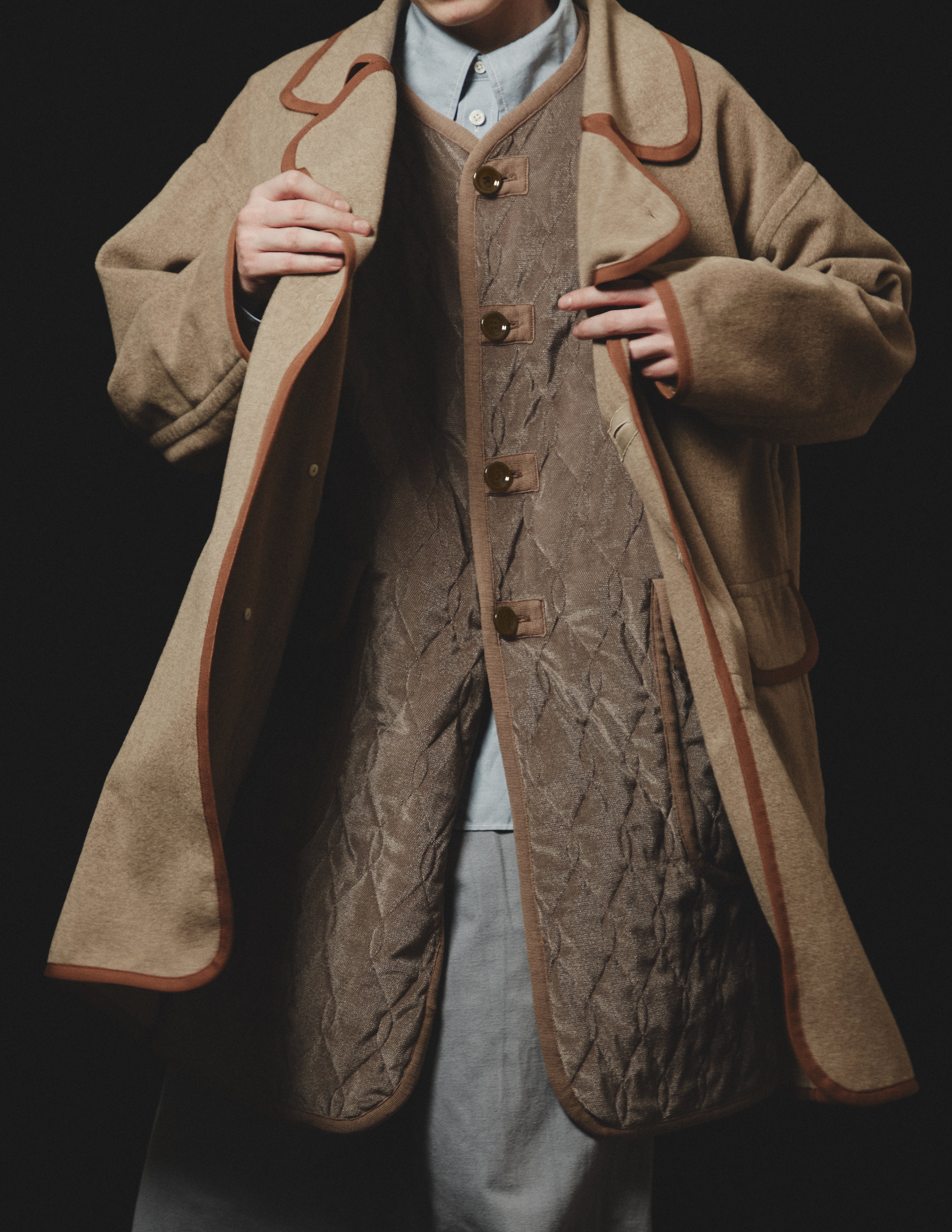 Silk-Loft Quilting Long Gilet