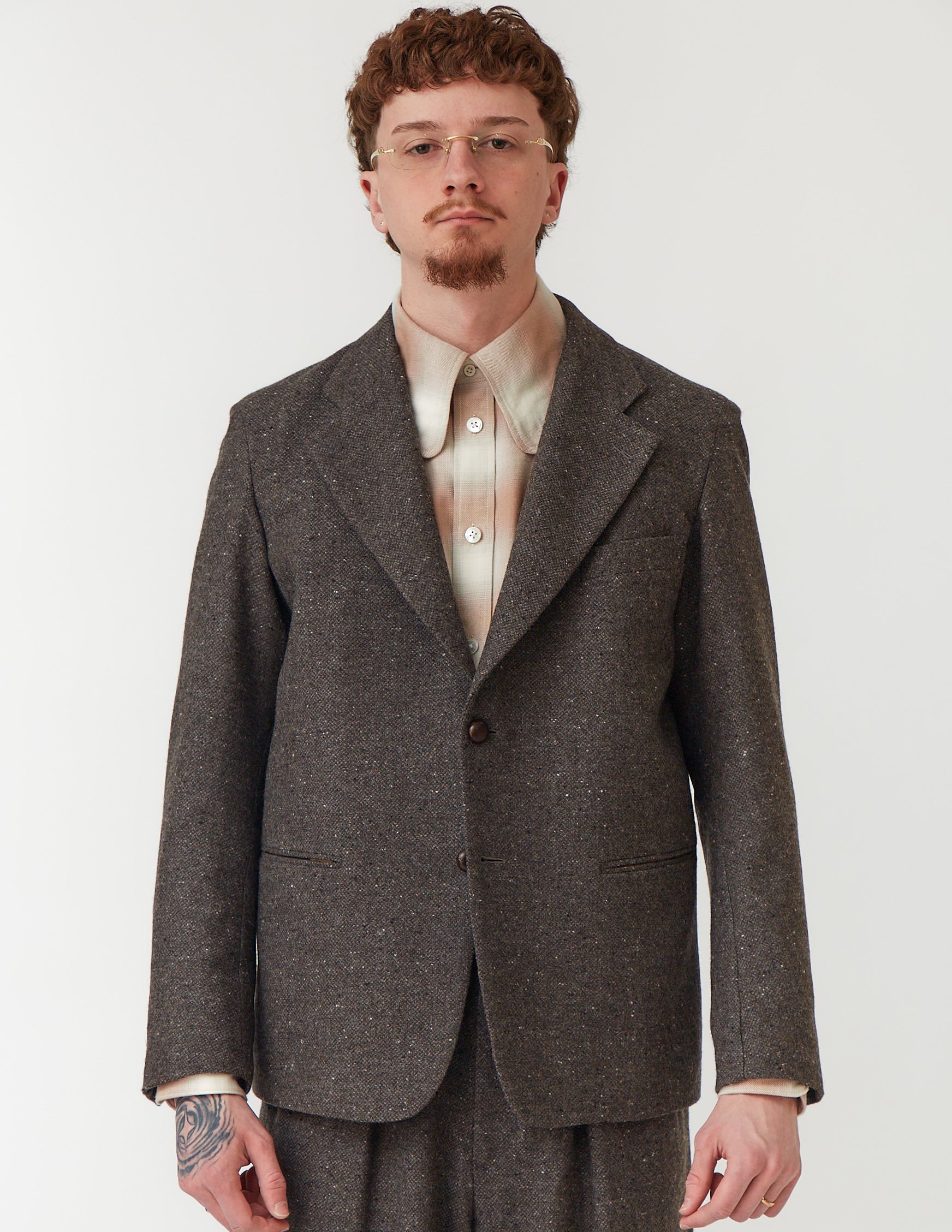Comfort Tailored Jacket grey tweed