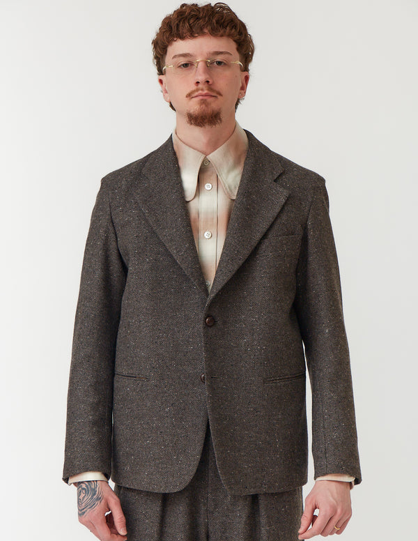 Comfort Tailored Jacket grey tweed