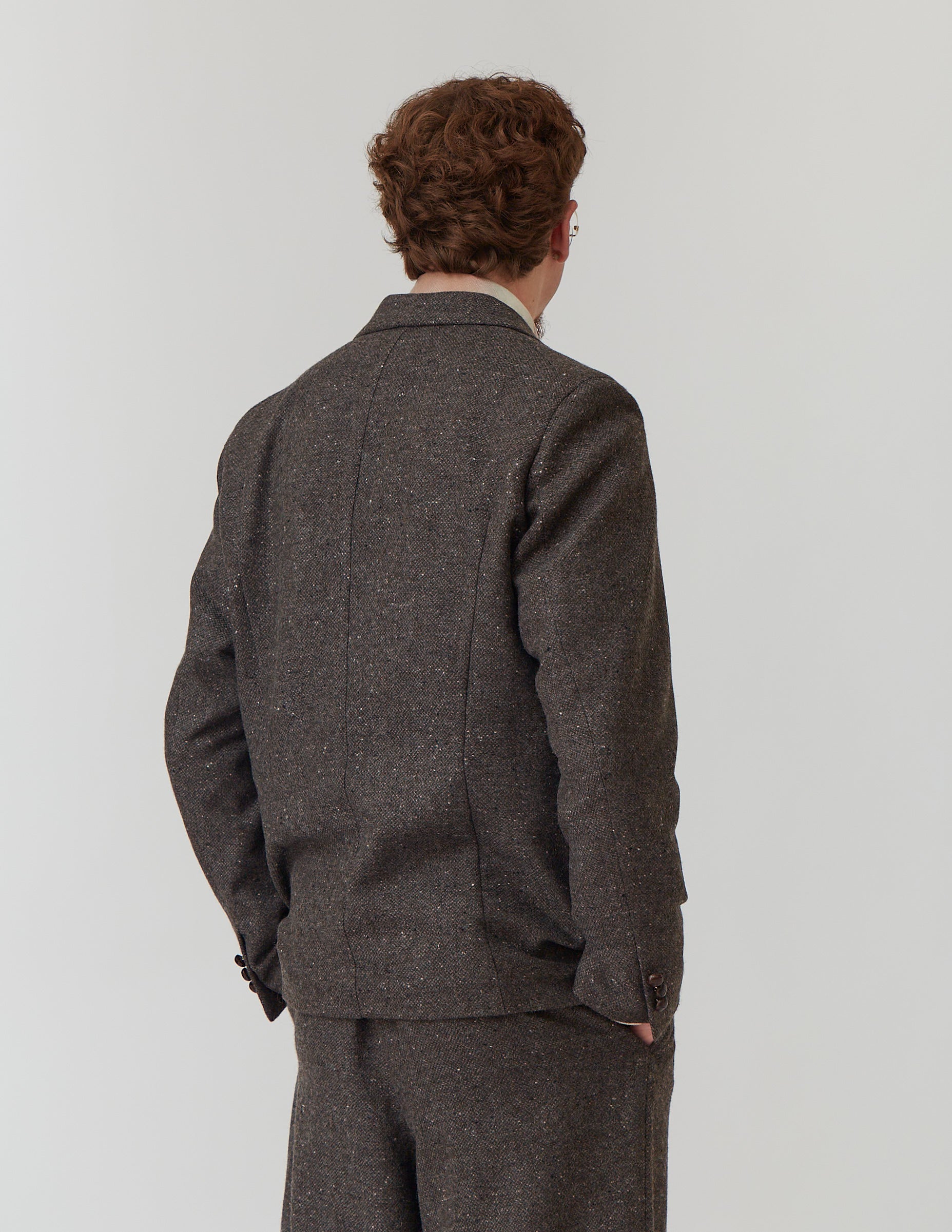 Comfort Tailored Jacket grey tweed