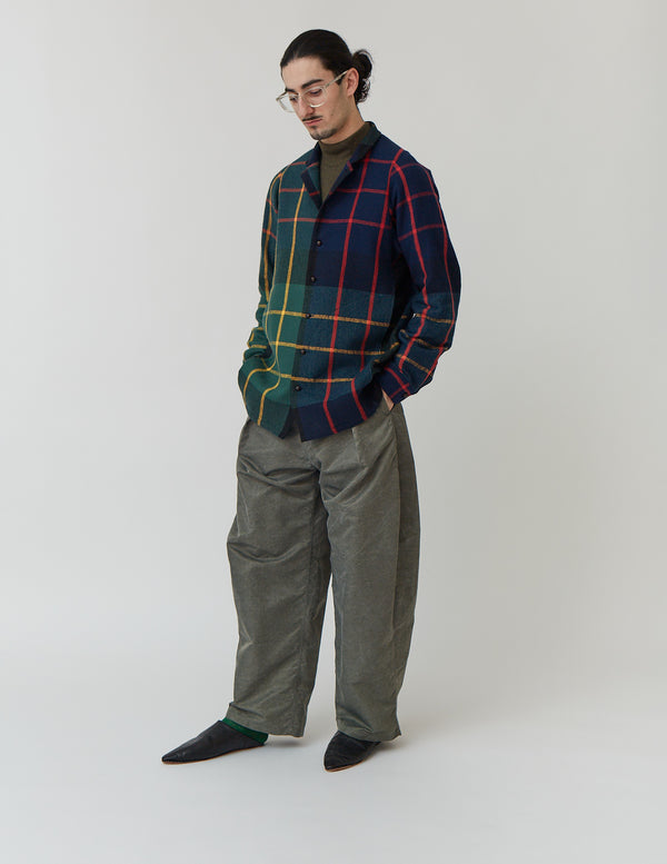 N) STAND-UP COLLAR SHIRT-JACKET