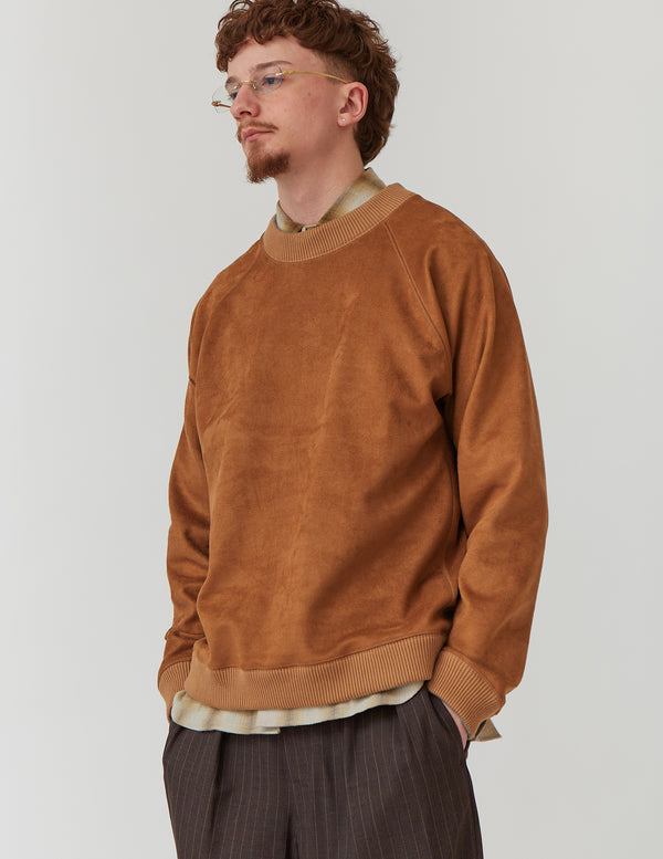 Rversible Sweat Shirt camel/yellow/red