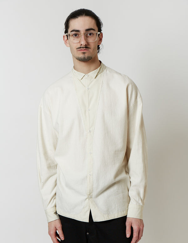 N) WING COLLAR SHIRT