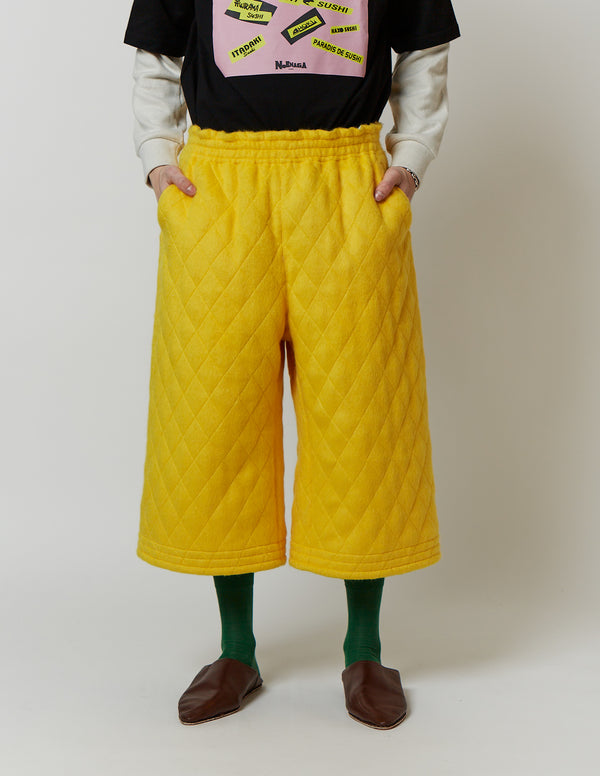 N) QUILTING CROPPED PANTS