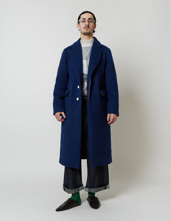 N) QUILTING CHESTER COAT