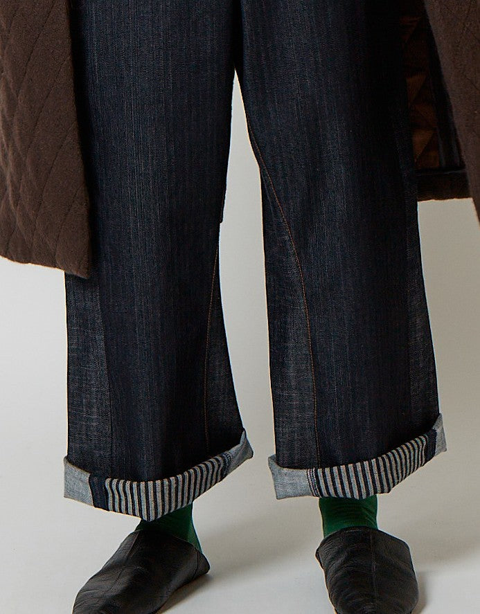 N) FRONT DENIM / TAILORED BACK hickory