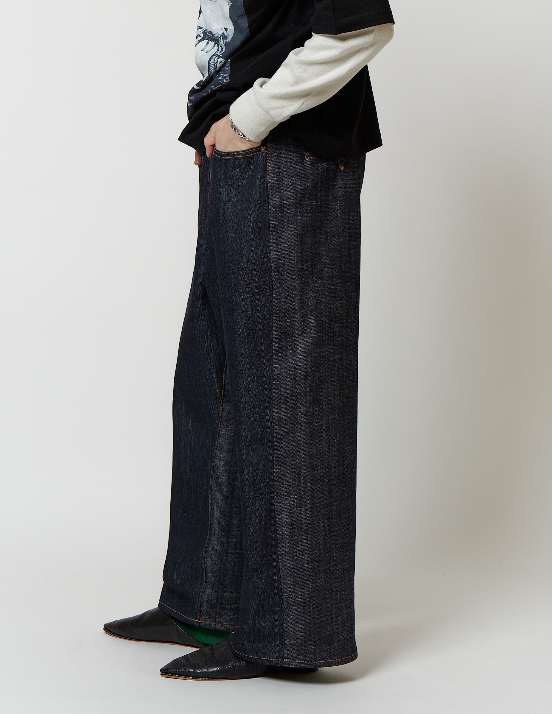 N) FRONT DENIM / TAILORED BACK hickory