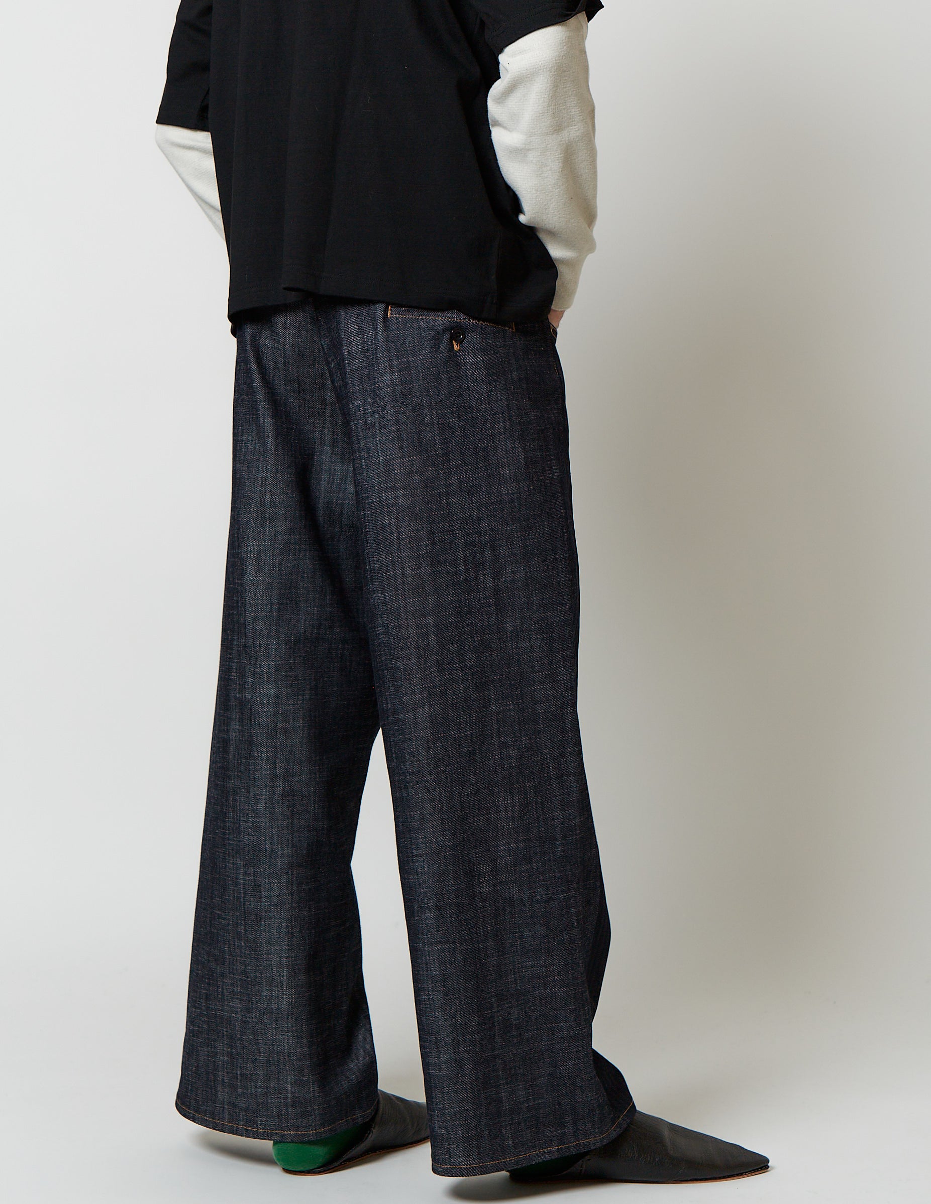 N) FRONT DENIM / TAILORED BACK hickory