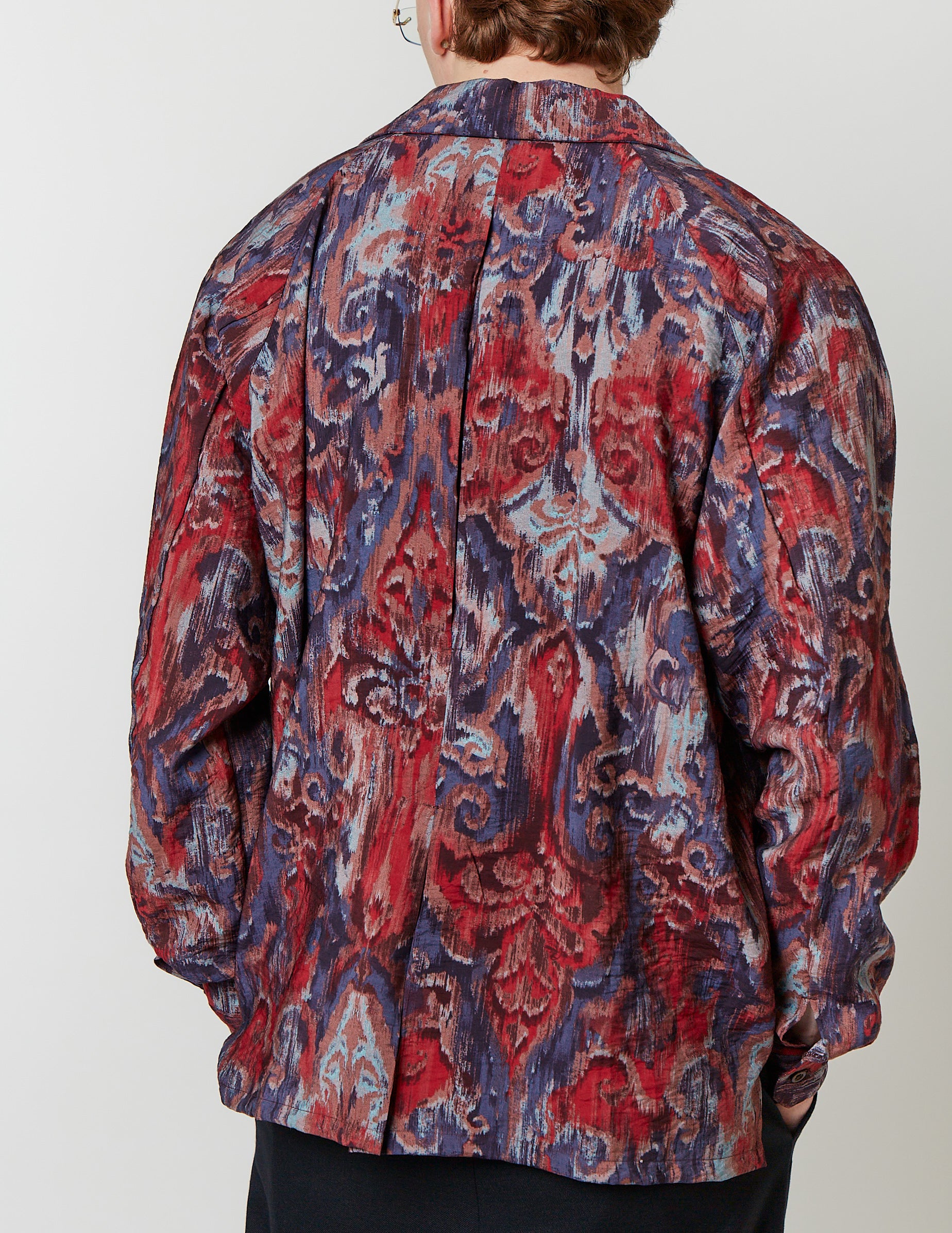 PRINT RAGLAN LONG SLEEVE SHIRT deadstock print