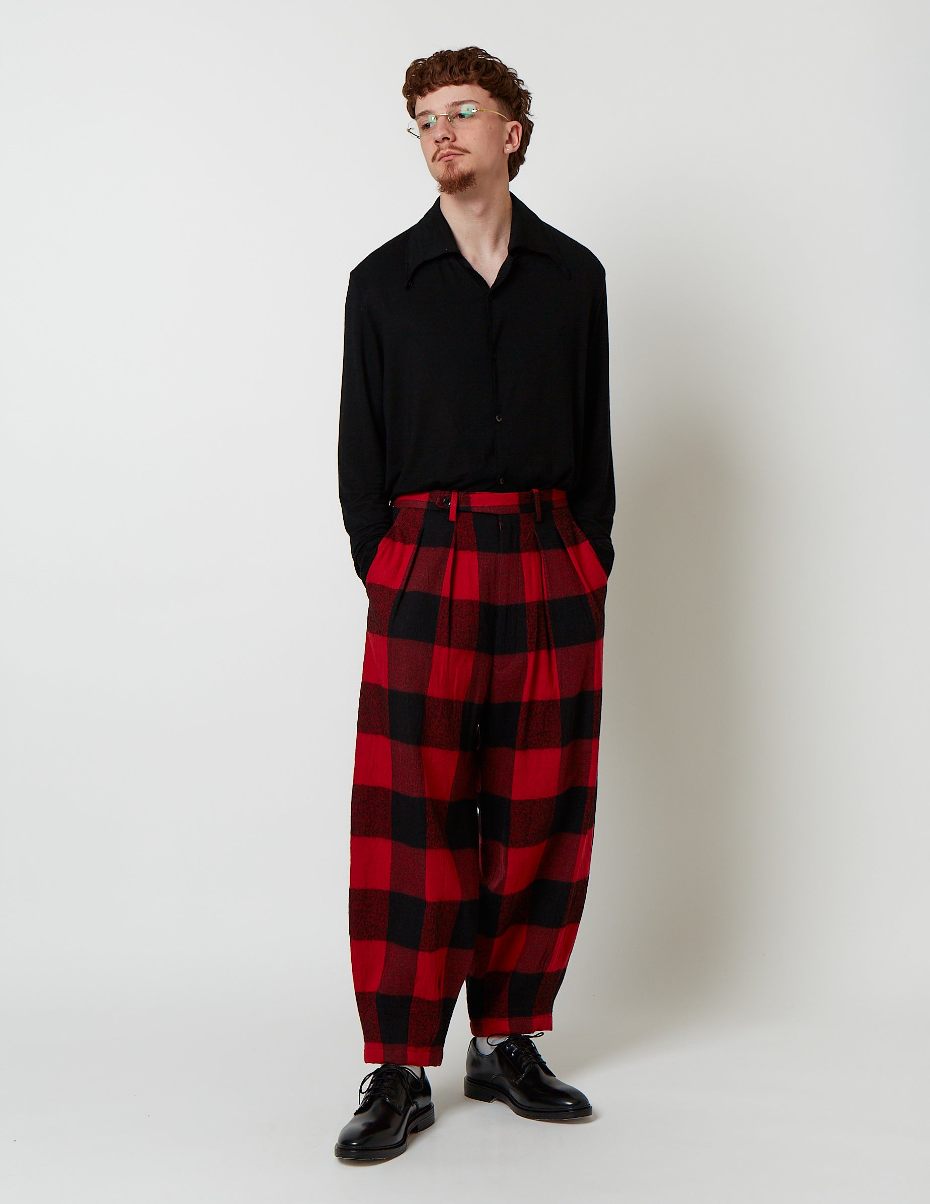 HAREM PANTS buffalo check