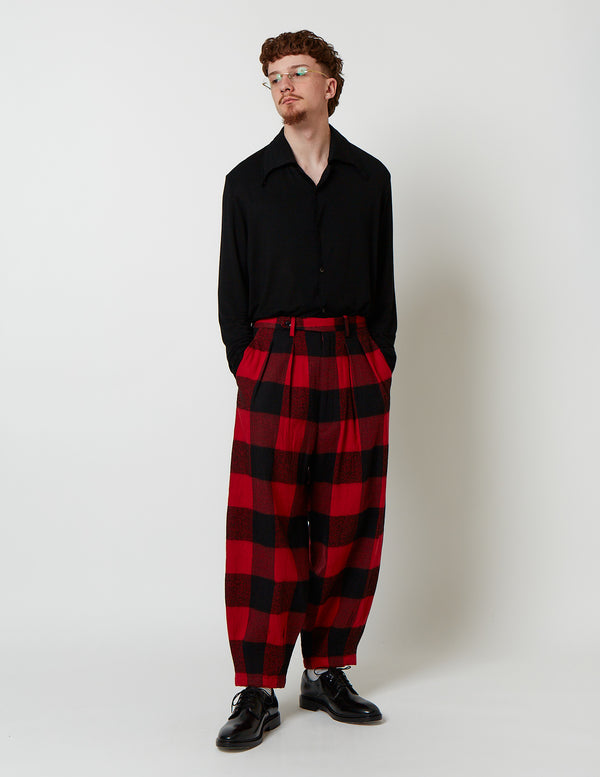 HAREM PANTS buffalo check