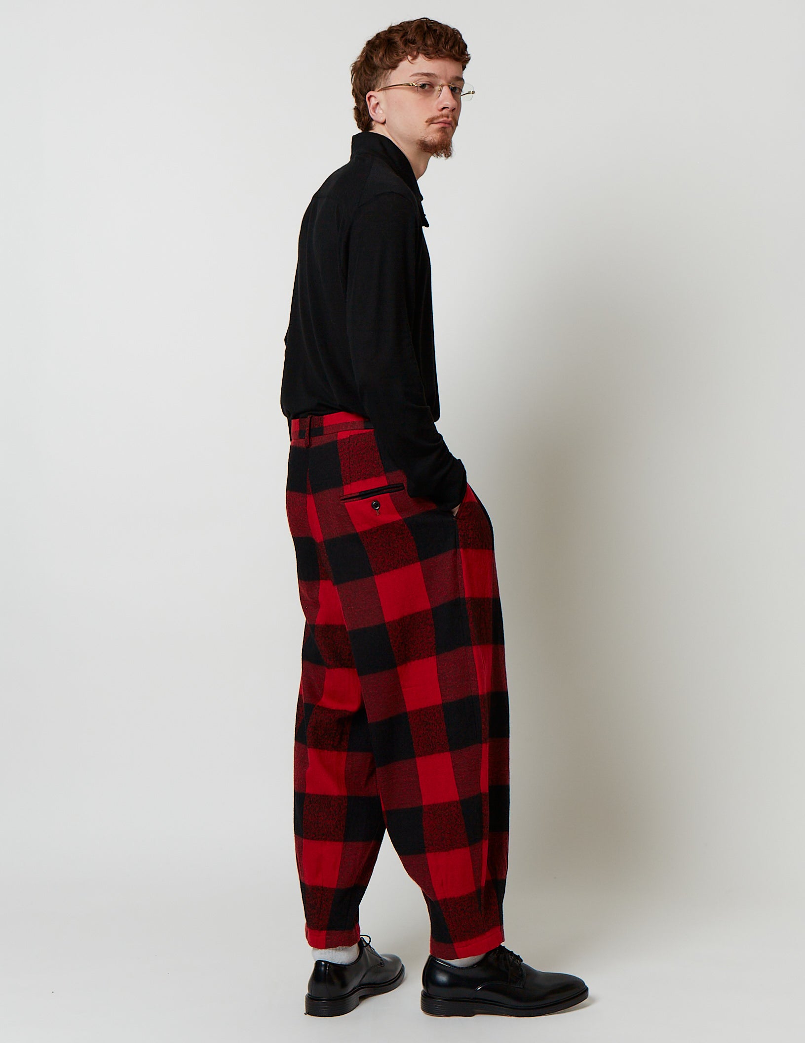 HAREM PANTS buffalo check