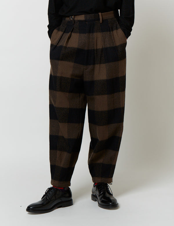HAREM PANTS buffalo check