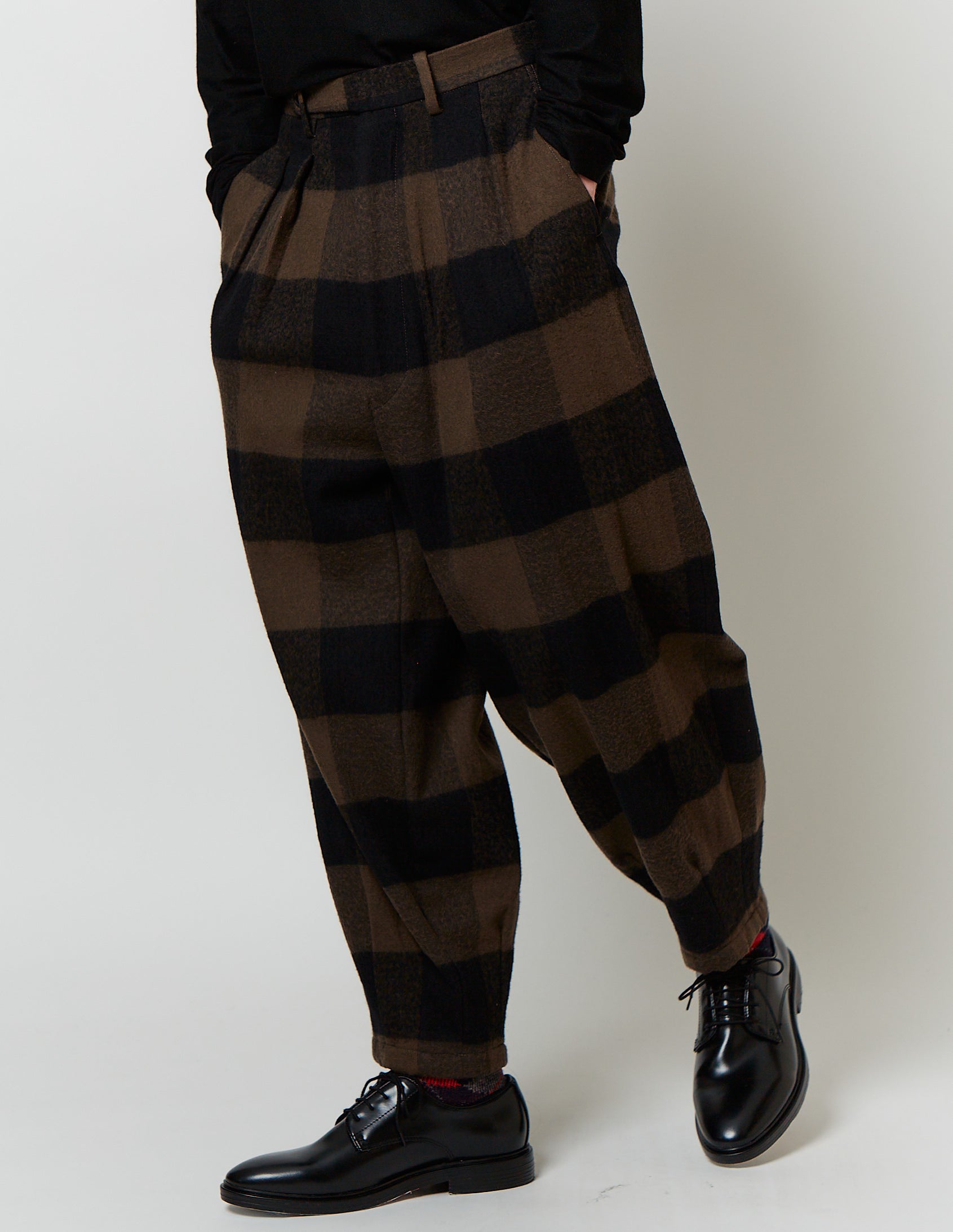 HAREM PANTS buffalo check