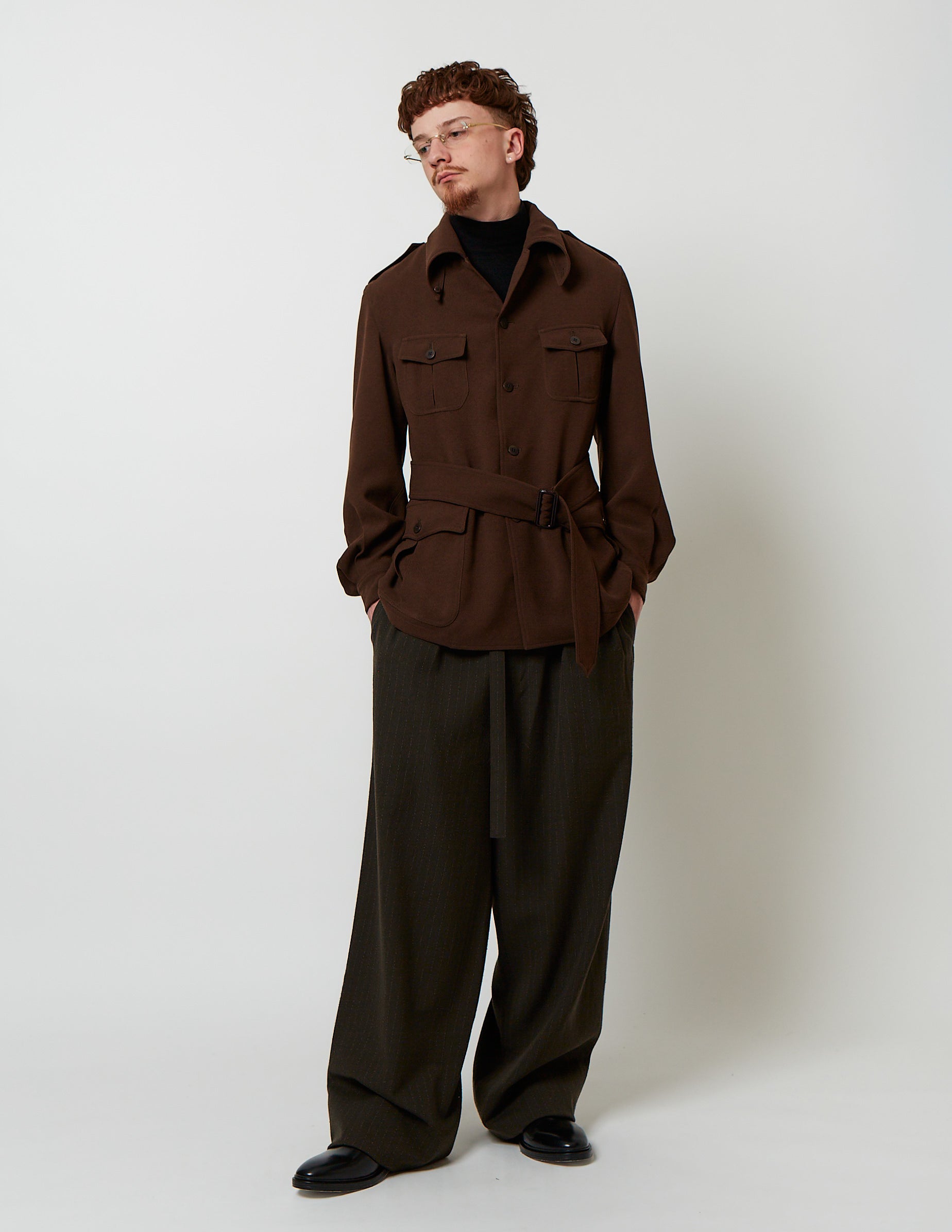 Safari Jacket brown / charcoal