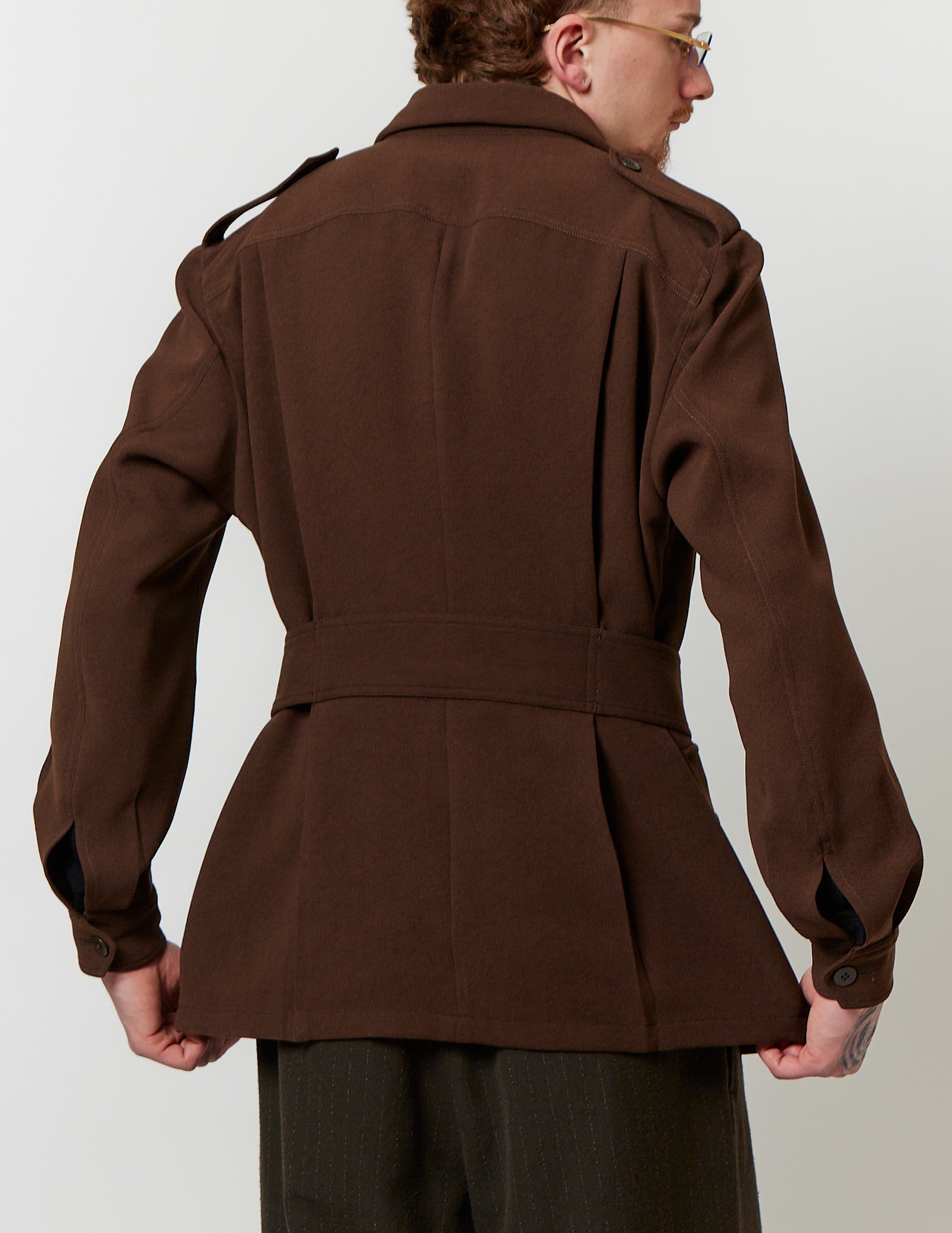 Safari Jacket brown / charcoal