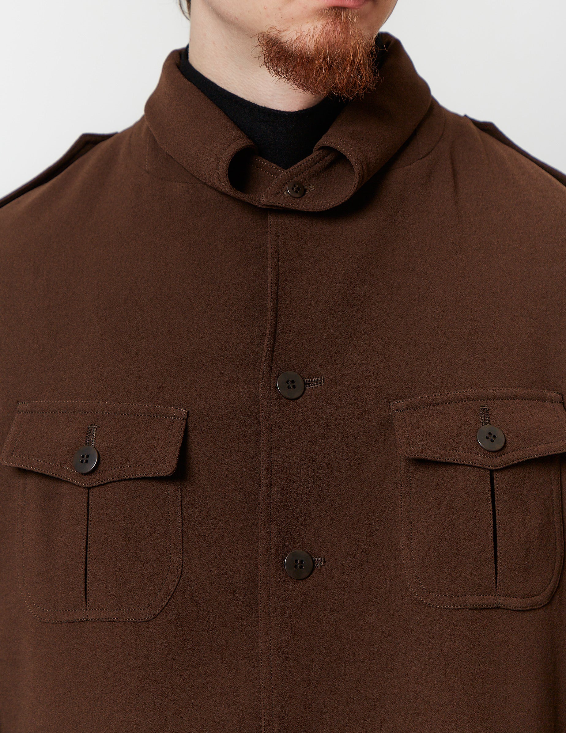 Safari Jacket brown / charcoal