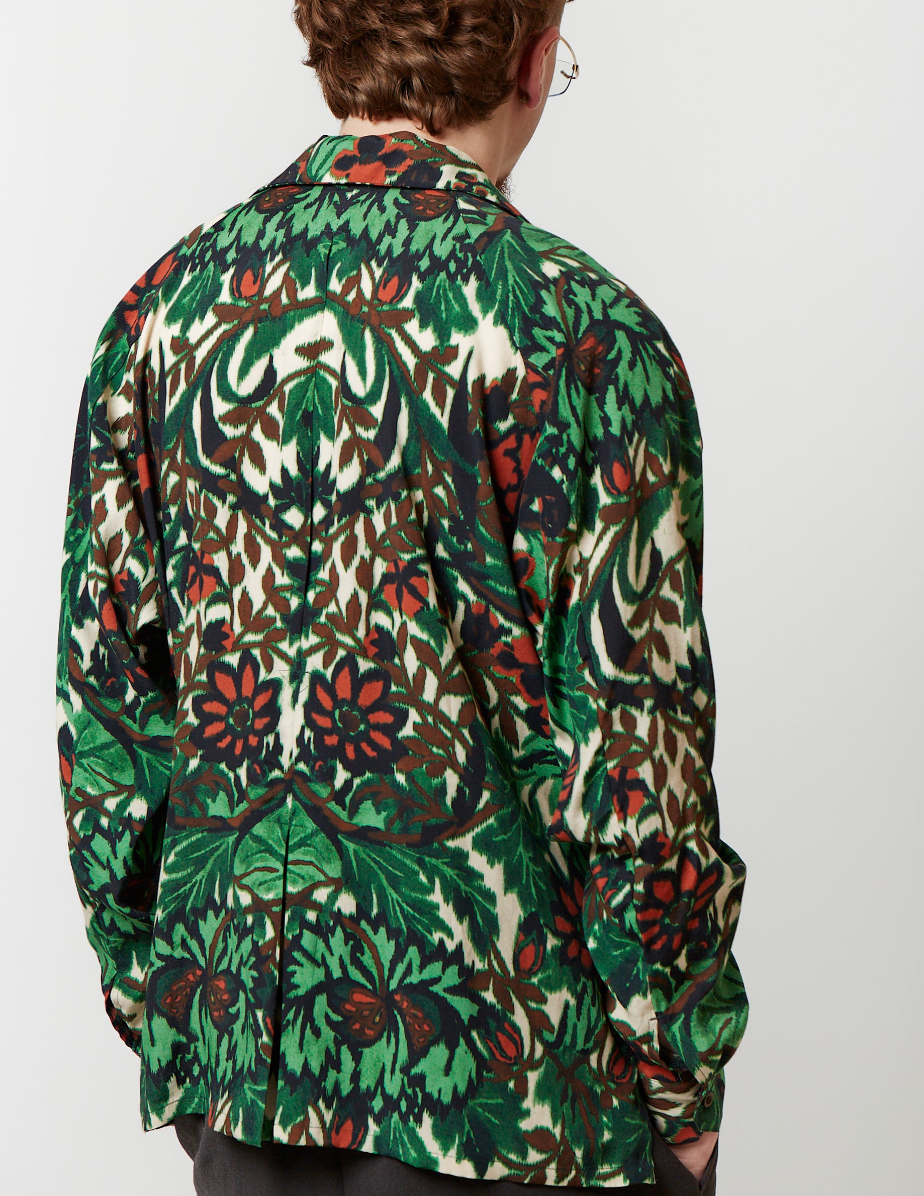 PRINT RAGLAN LONG SLEEVE SHIRT deadstock print
