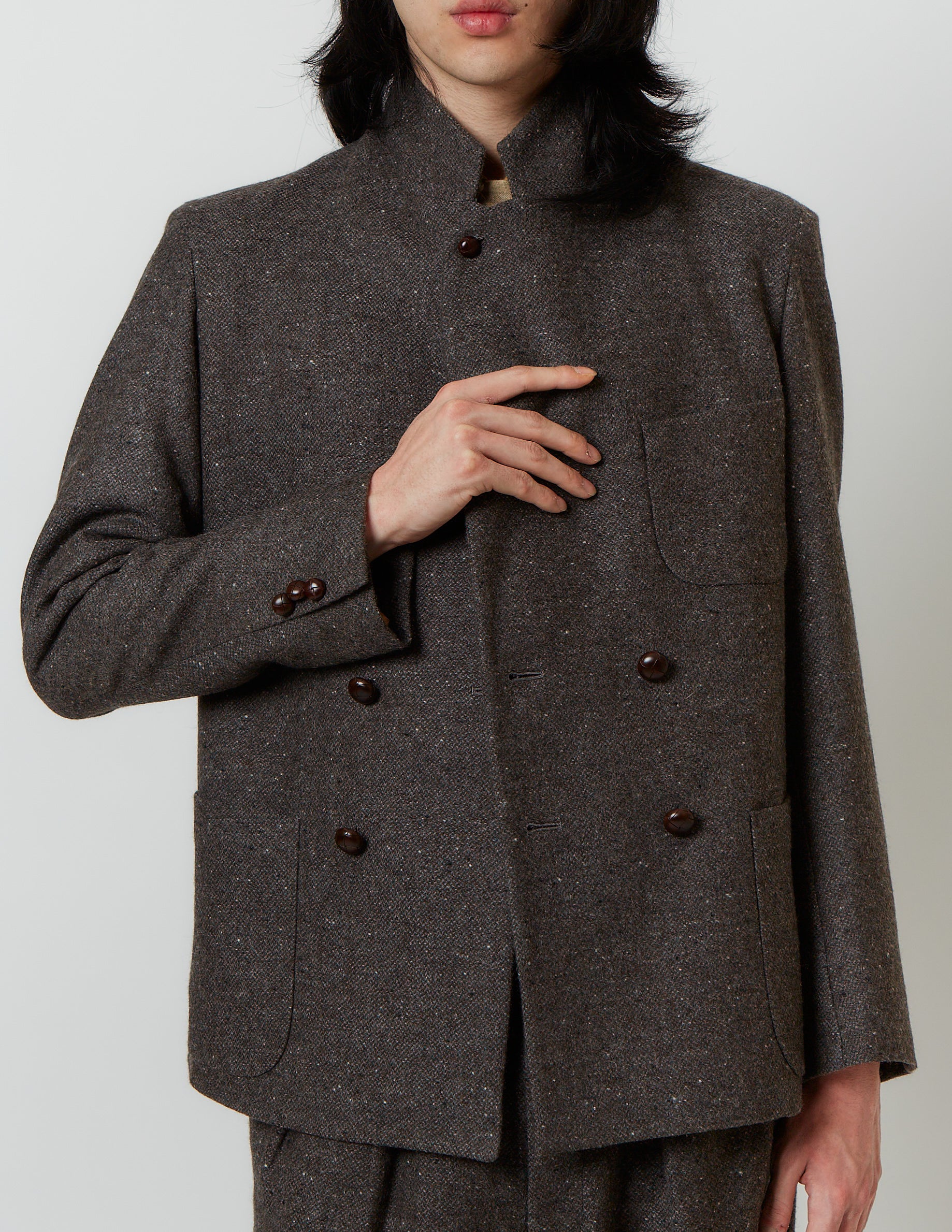 Comfort Tailored Jacket grey tweed