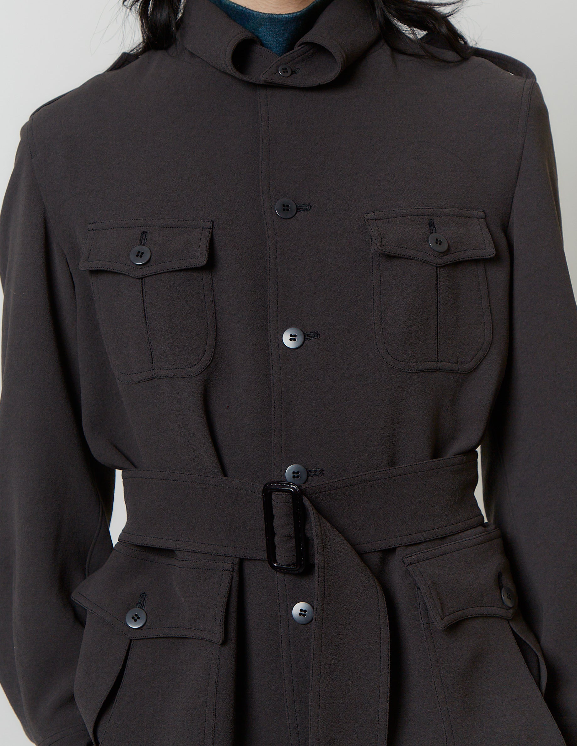 Safari Jacket brown / charcoal