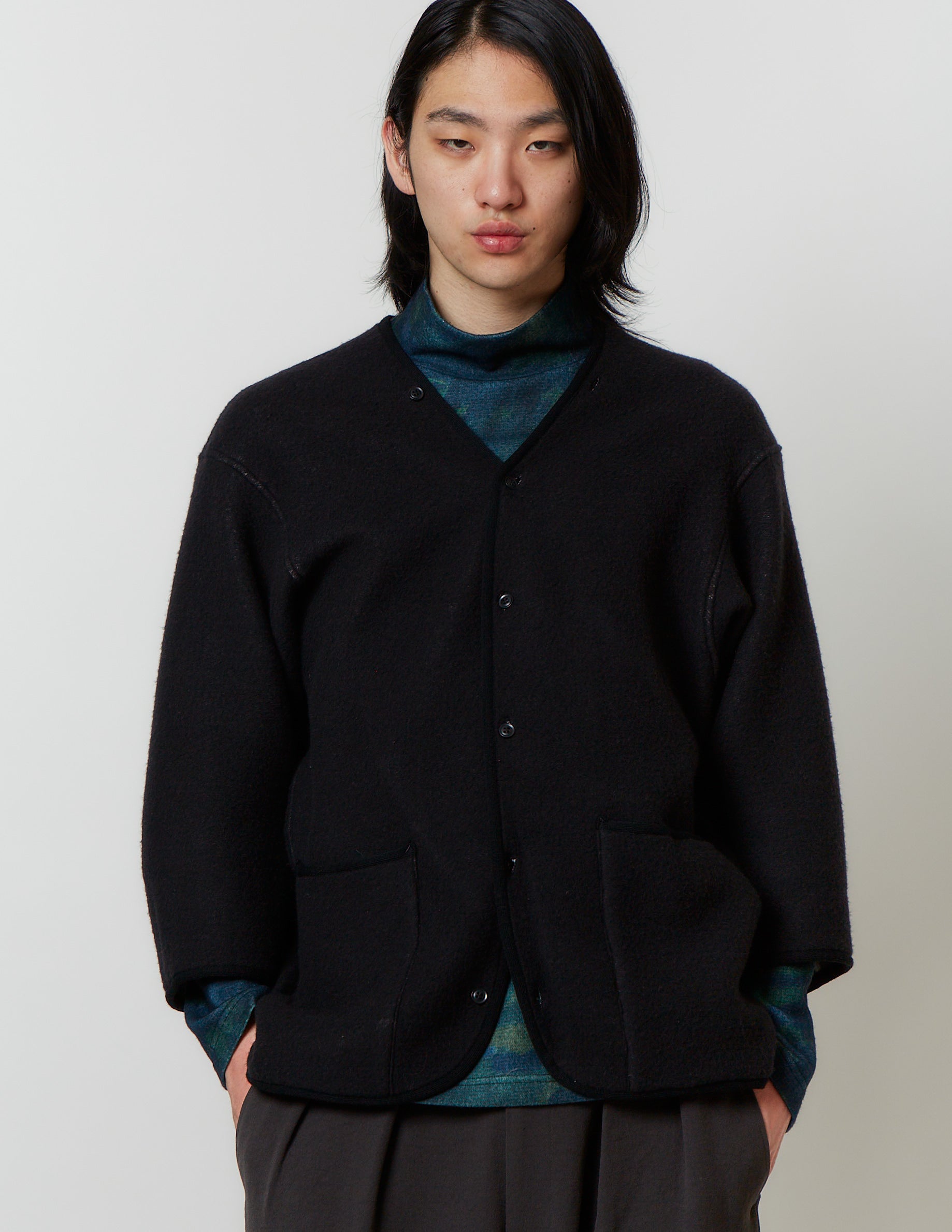 Detachable Linned Outer Shirt red/mocha check