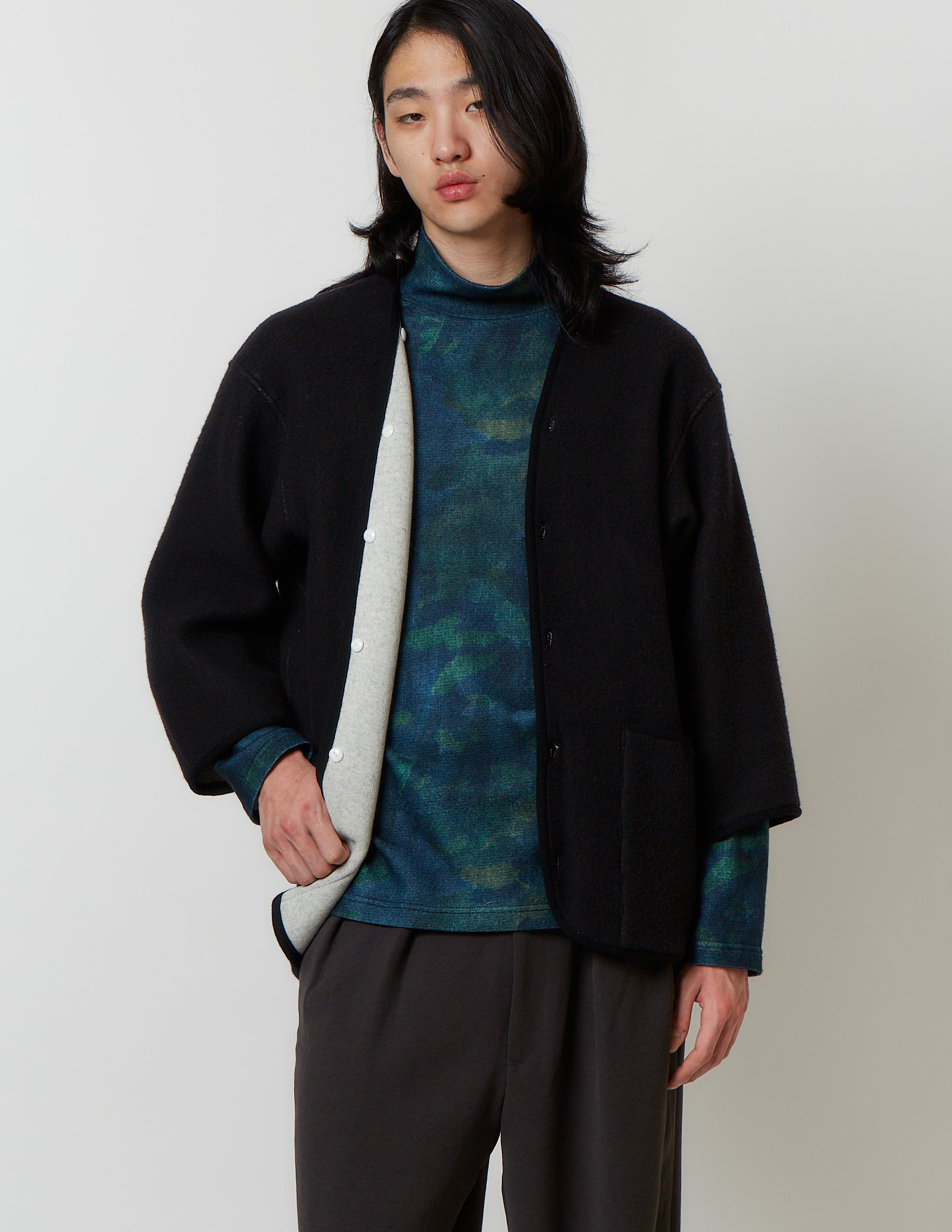 Detachable Linned Outer Shirt red/mocha check