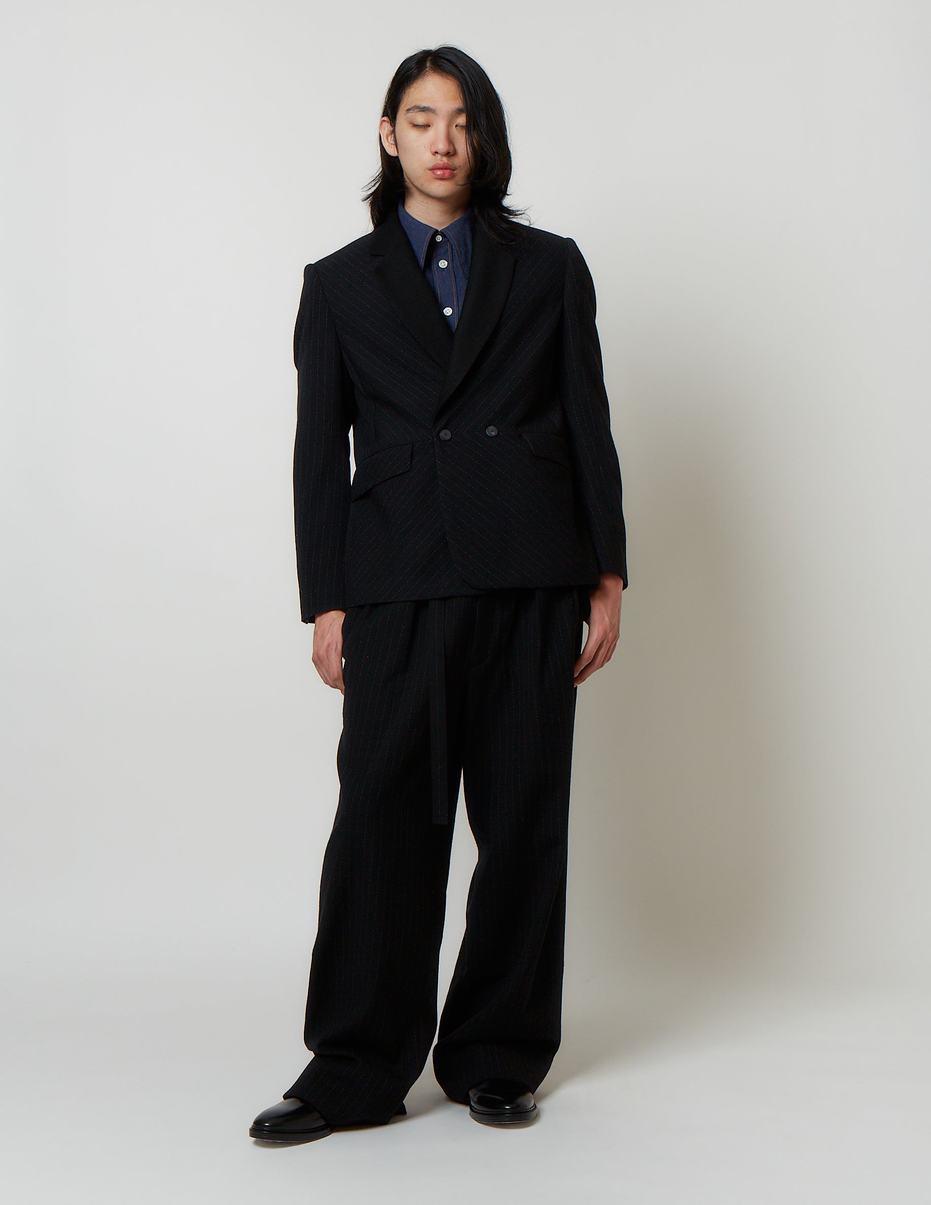 No-Seam-Shoulder / Multi-Panel-Back Double Jacket