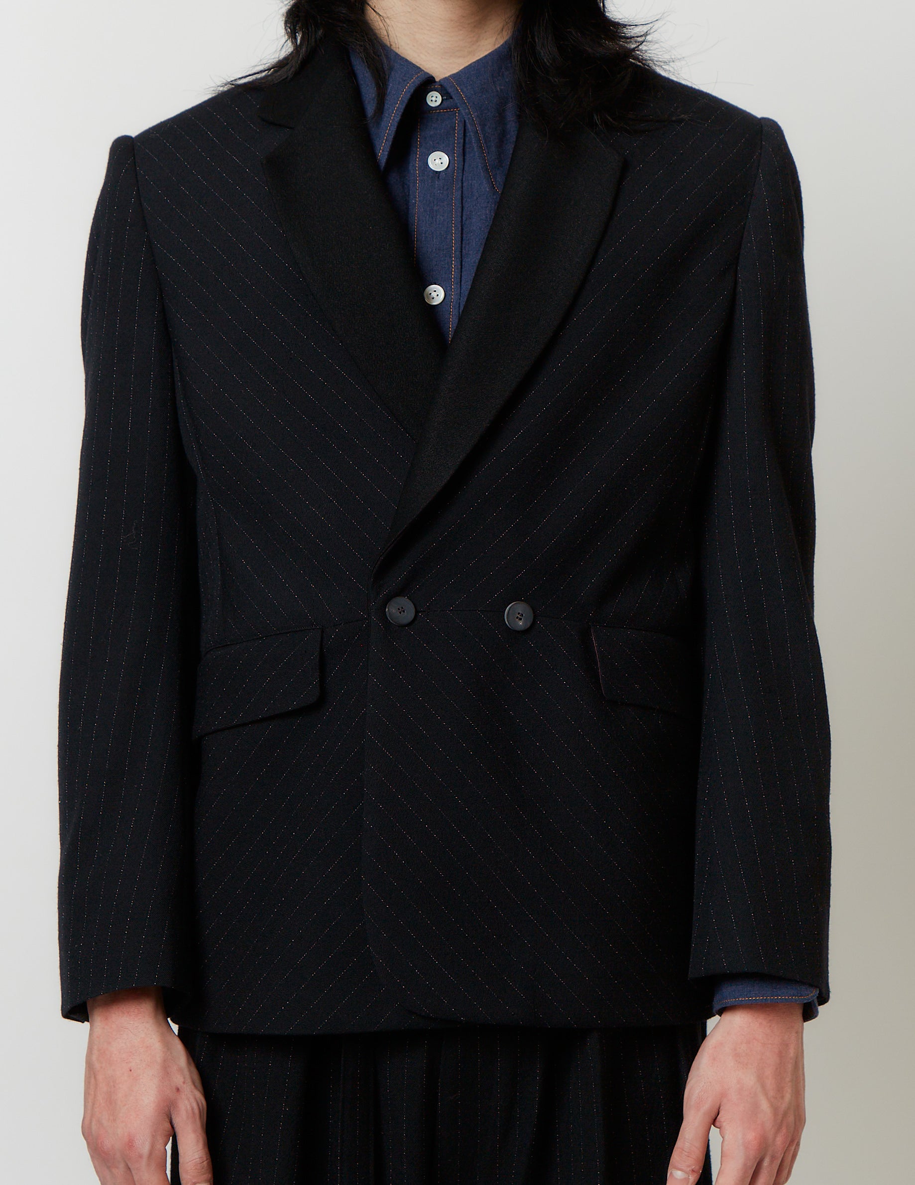 No-Seam-Shoulder / Multi-Panel-Back Double Jacket