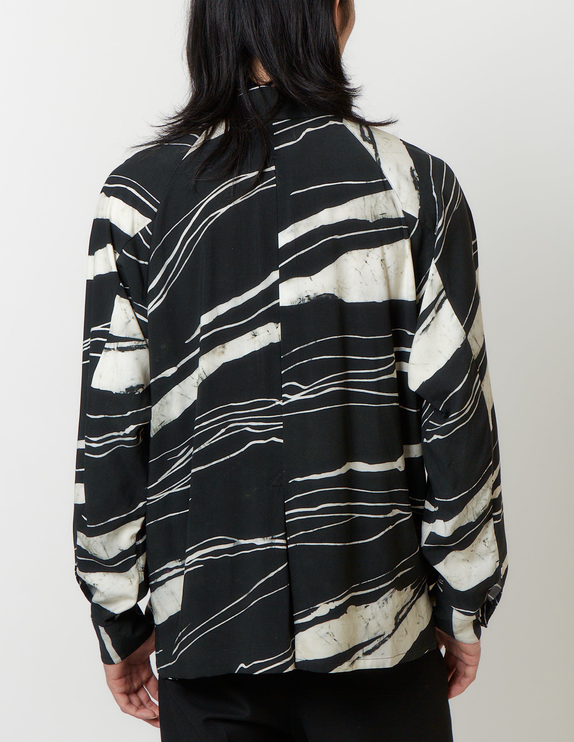 PRINT RAGLAN LONG SLEEVE SHIRT deadstock print