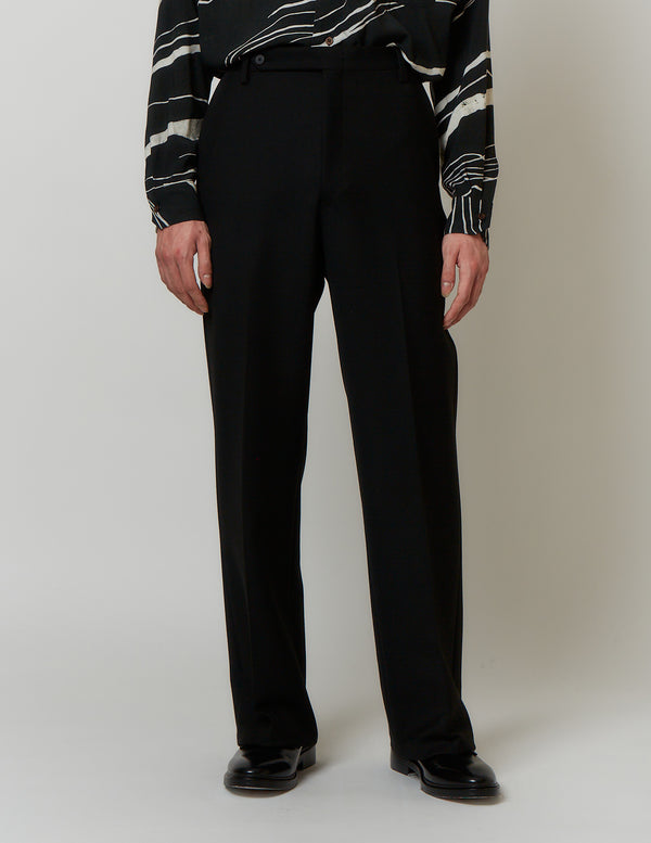 FLARE PANTS grey / black