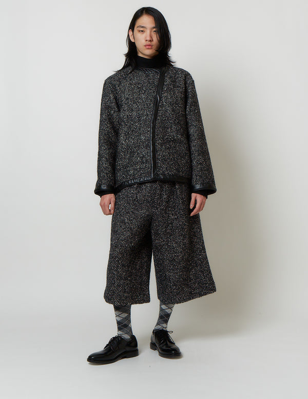 Asymmetry Trimming Jacket