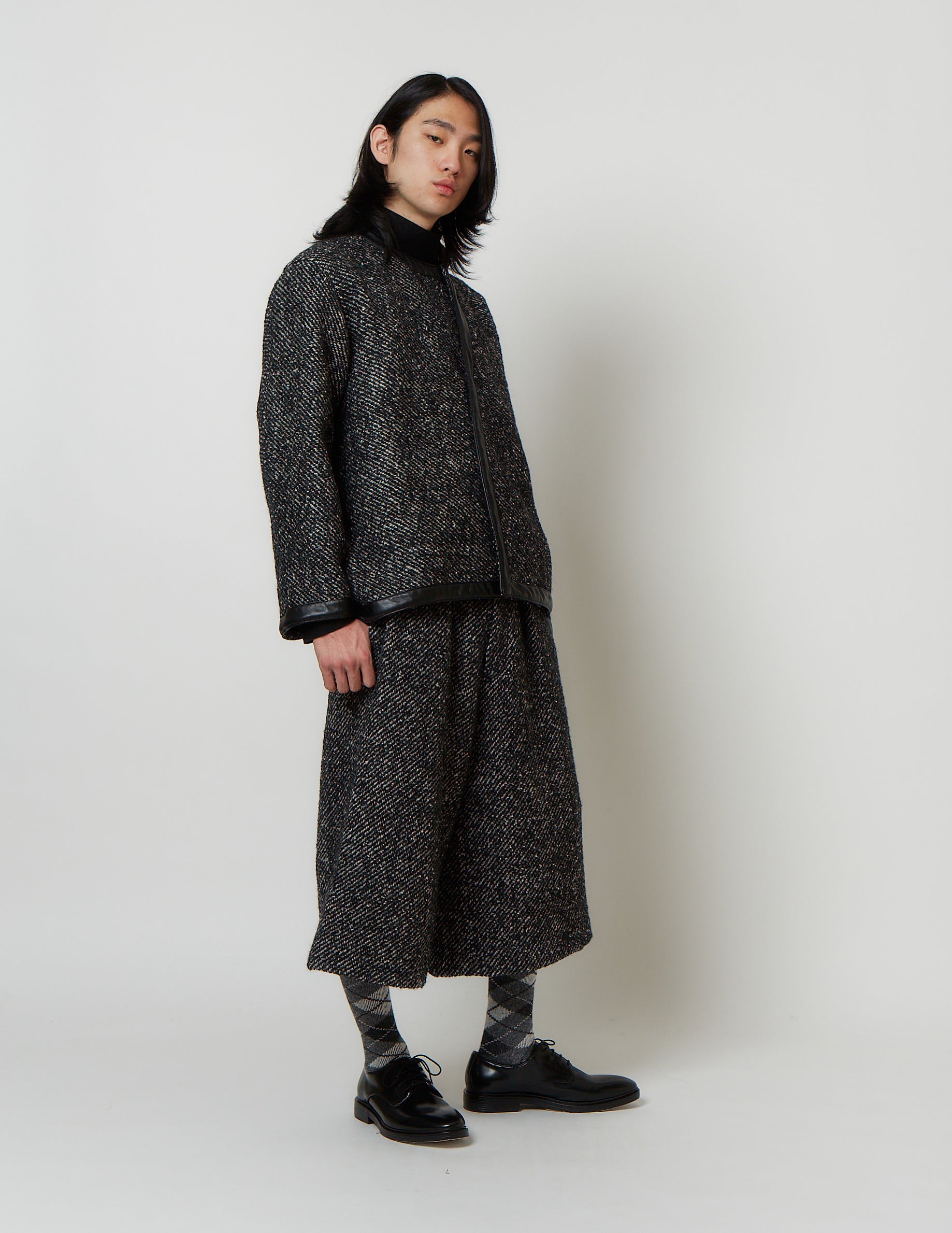 Asymmetry Trimming Jacket