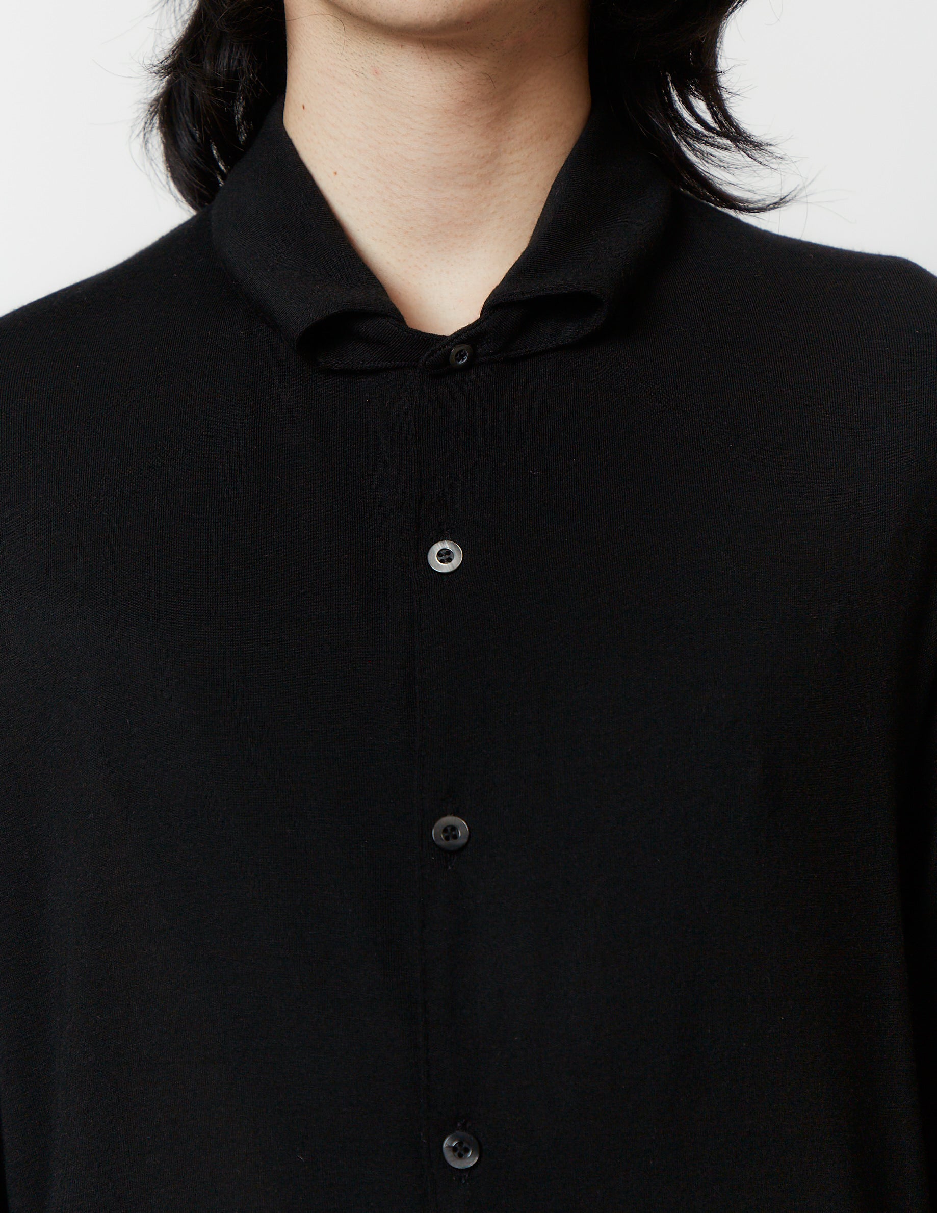 JERSEY SHIRT bordeaux / black